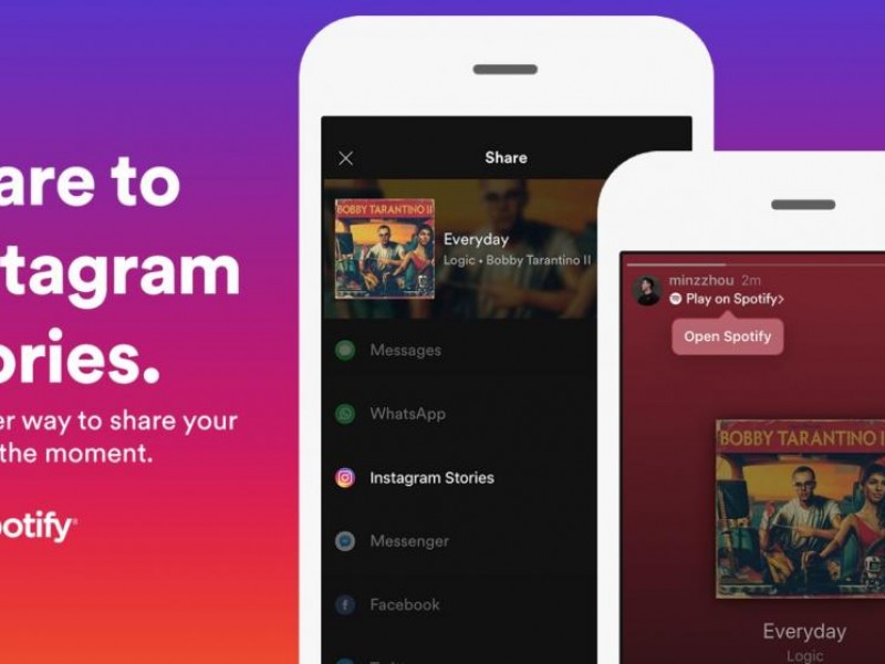 Ahora puedes compartir tu m&uacute;sica de Spotify en Instagram Stories - WDesign - Diseño Web Profesional